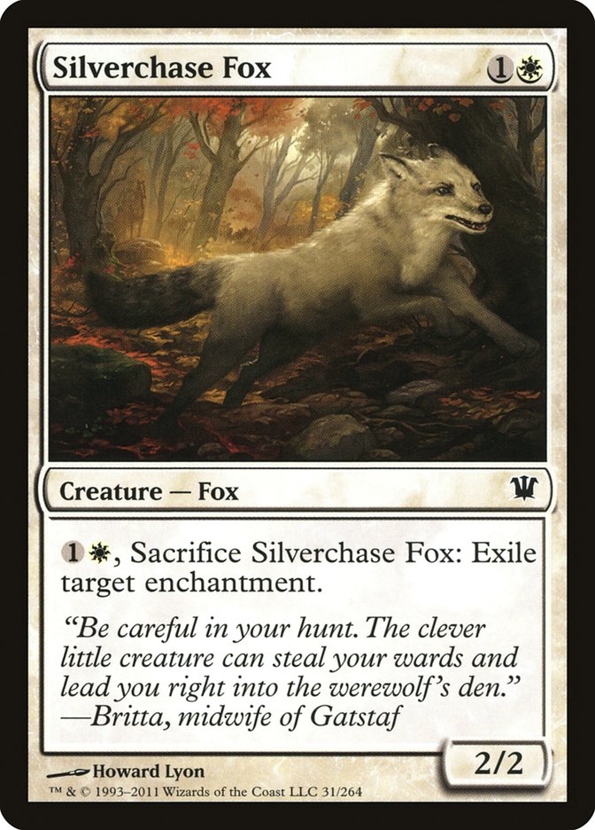 Silverchase Fox [Innistrad] | Game Master's Emporium (The New GME)
