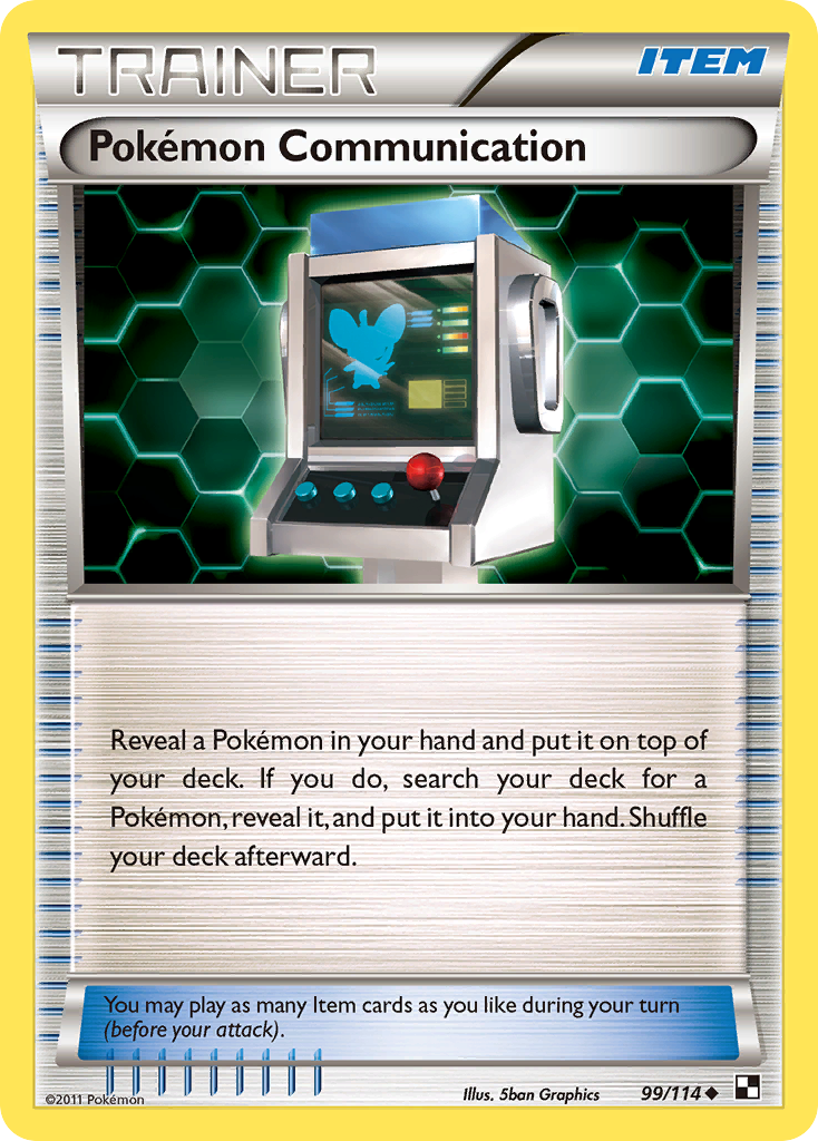 Pokemon Communication (99/114) [Black & White: Base Set] | Game Master's Emporium (The New GME)