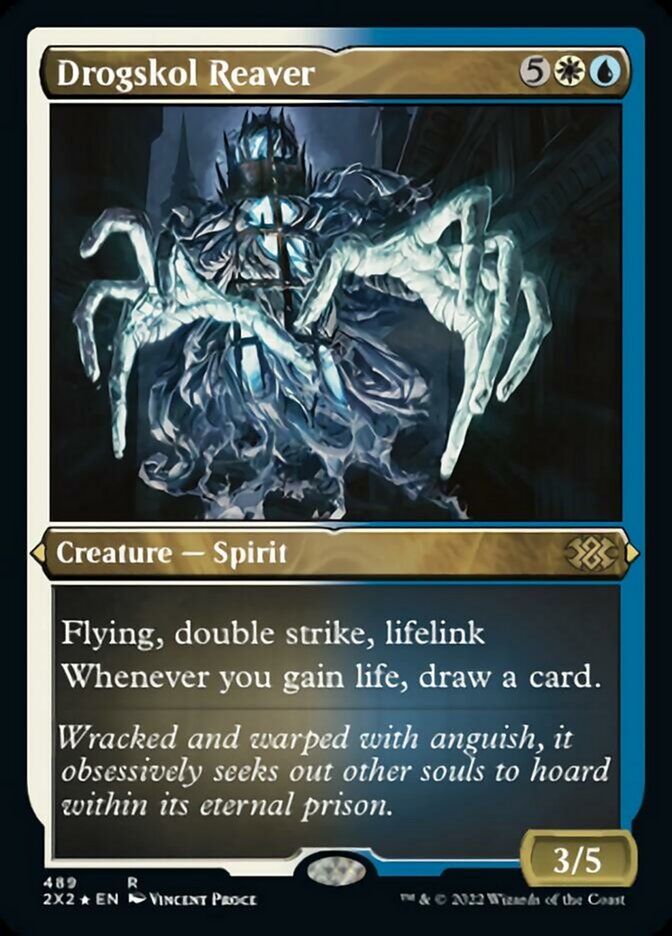 Drogskol Reaver (Foil Etched) [Double Masters 2022] | Game Master's Emporium (The New GME)