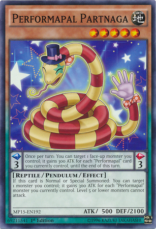 Performapal Partnaga [MP15-EN192] Common | Game Master's Emporium (The New GME)