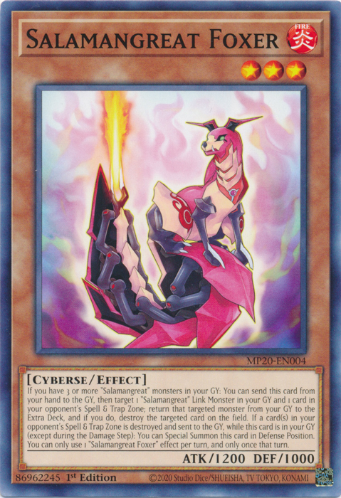 Salamangreat Foxer [MP20-EN004] Common | Game Master's Emporium (The New GME)