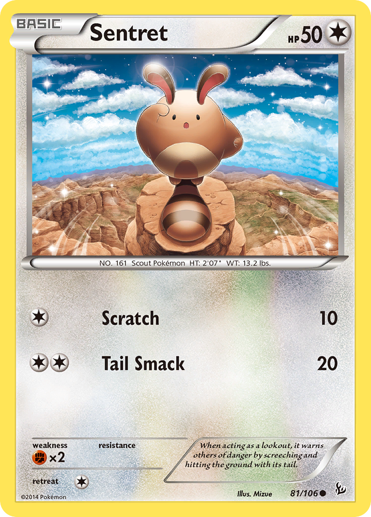 Sentret (81/106) [XY: Flashfire] | Game Master's Emporium (The New GME)