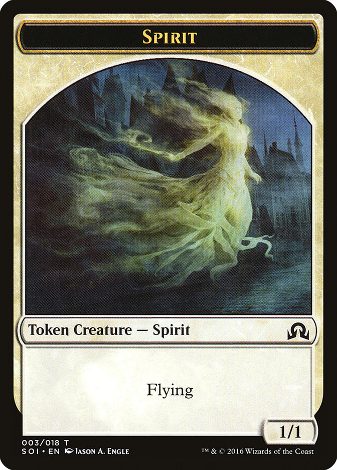 Spirit Token [Shadows over Innistrad Tokens] | Game Master's Emporium (The New GME)