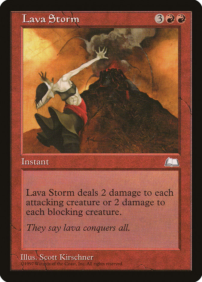 Lava Storm [Weatherlight] | Game Master's Emporium (The New GME)