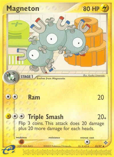 Magneton (35/97) [EX: Dragon] | Game Master's Emporium (The New GME)