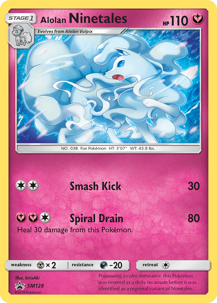 Alolan Ninetales (SM128) [Sun & Moon: Black Star Promos] | Game Master's Emporium (The New GME)