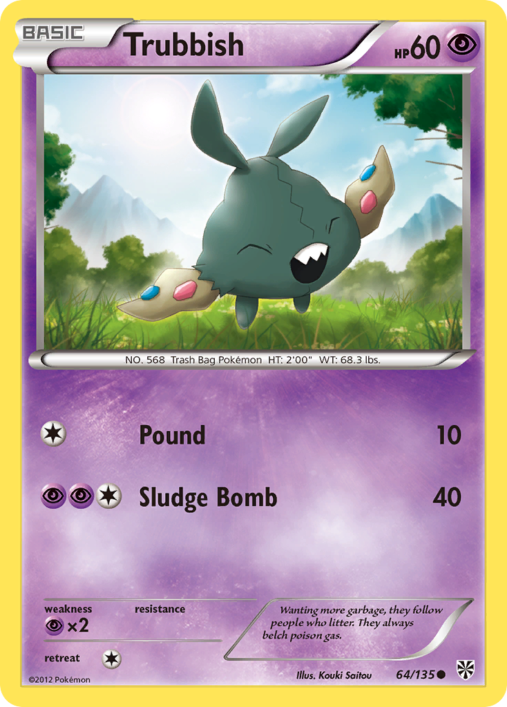 Trubbish (64/135) [Black & White: Plasma Storm] | Game Master's Emporium (The New GME)