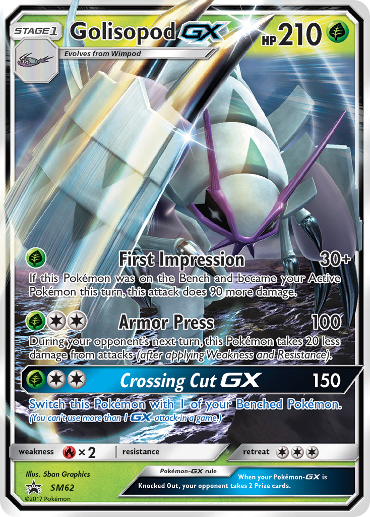 Golisopod GX (SM62) [Sun & Moon: Black Star Promos] | Game Master's Emporium (The New GME)