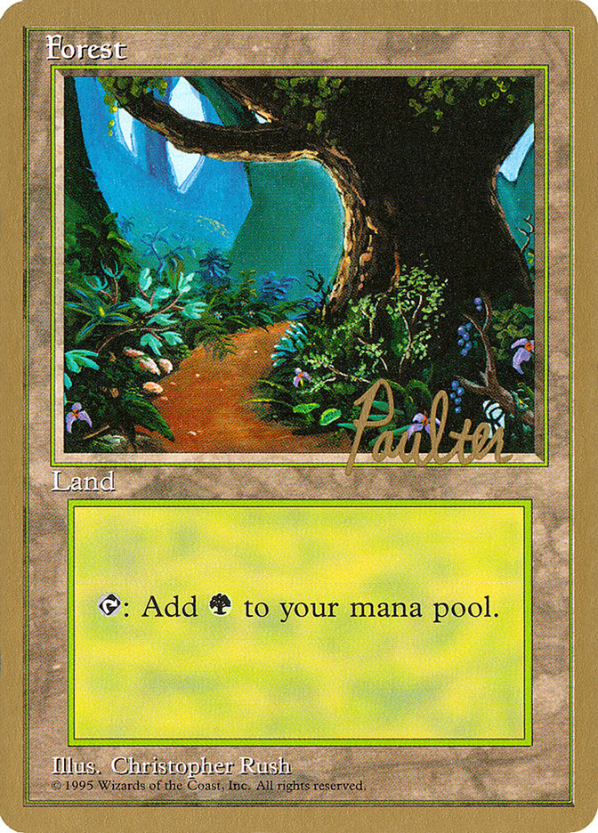 Forest (pp376) (Preston Poulter) [Pro Tour Collector Set] | Game Master's Emporium (The New GME)