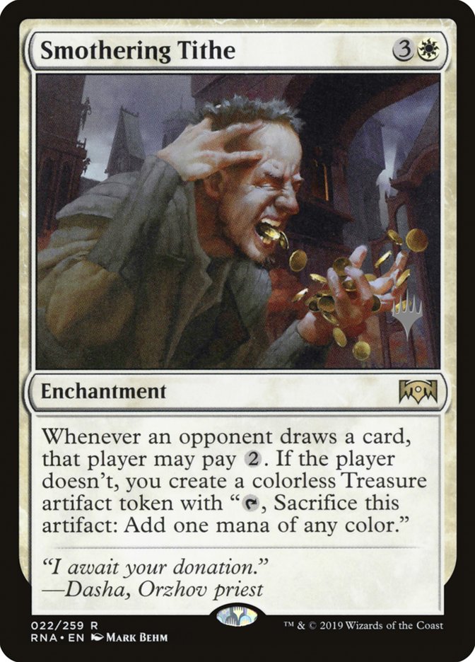 Smothering Tithe (Promo Pack) [Ravnica Allegiance Promos] | Game Master's Emporium (The New GME)