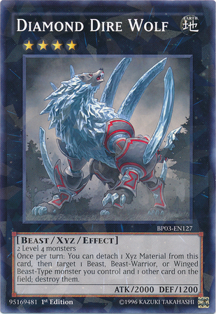 Diamond Dire Wolf [BP03-EN127] Shatterfoil Rare | Game Master's Emporium (The New GME)