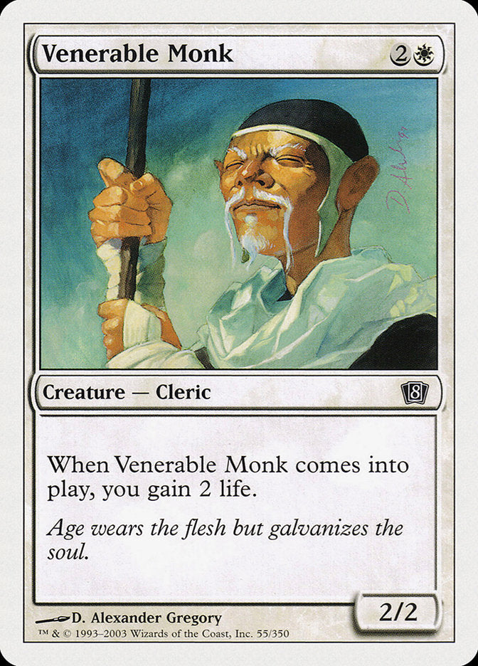 Venerable Monk [Eighth Edition] | Game Master's Emporium (The New GME)