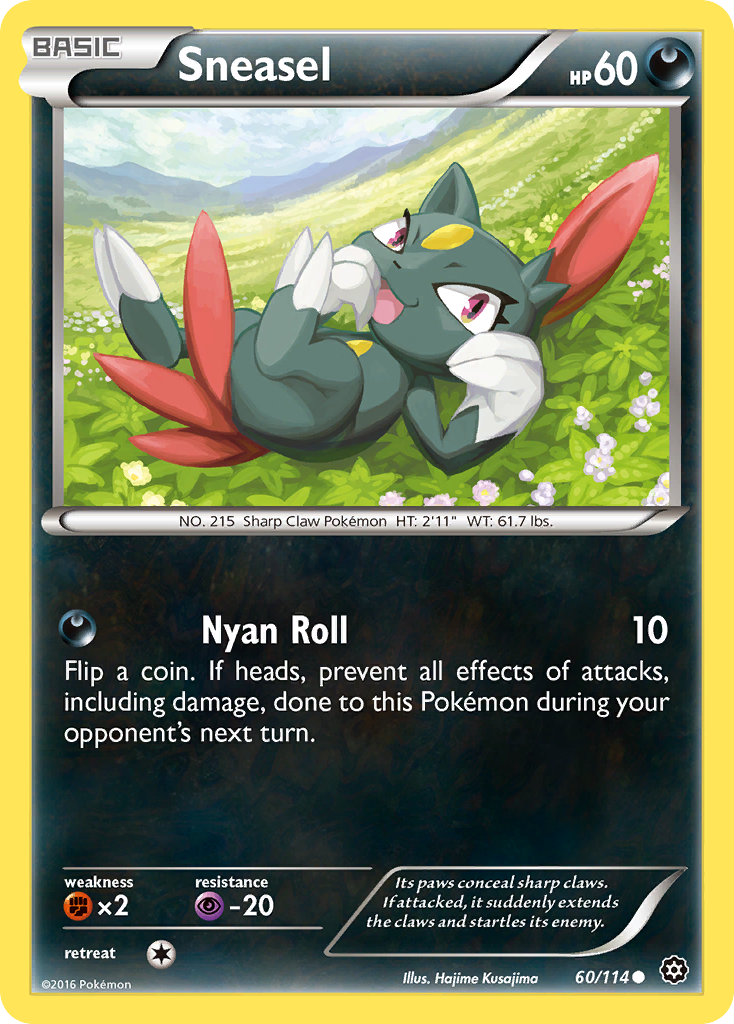 Sneasel (60/114) [XY: Steam Siege] | Game Master's Emporium (The New GME)