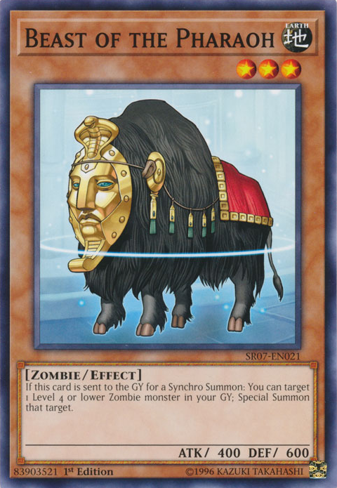 Beast of the Pharaoh [SR07-EN021] Common | Game Master's Emporium (The New GME)