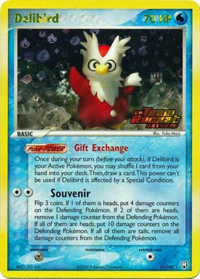 Delibird (21/109) (Stamped) [EX: Team Rocket Returns] | Game Master's Emporium (The New GME)