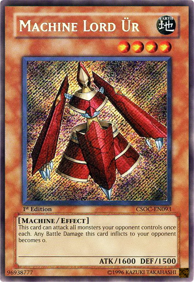 Machine Lord Ur [CSOC-EN093] Secret Rare | Game Master's Emporium (The New GME)