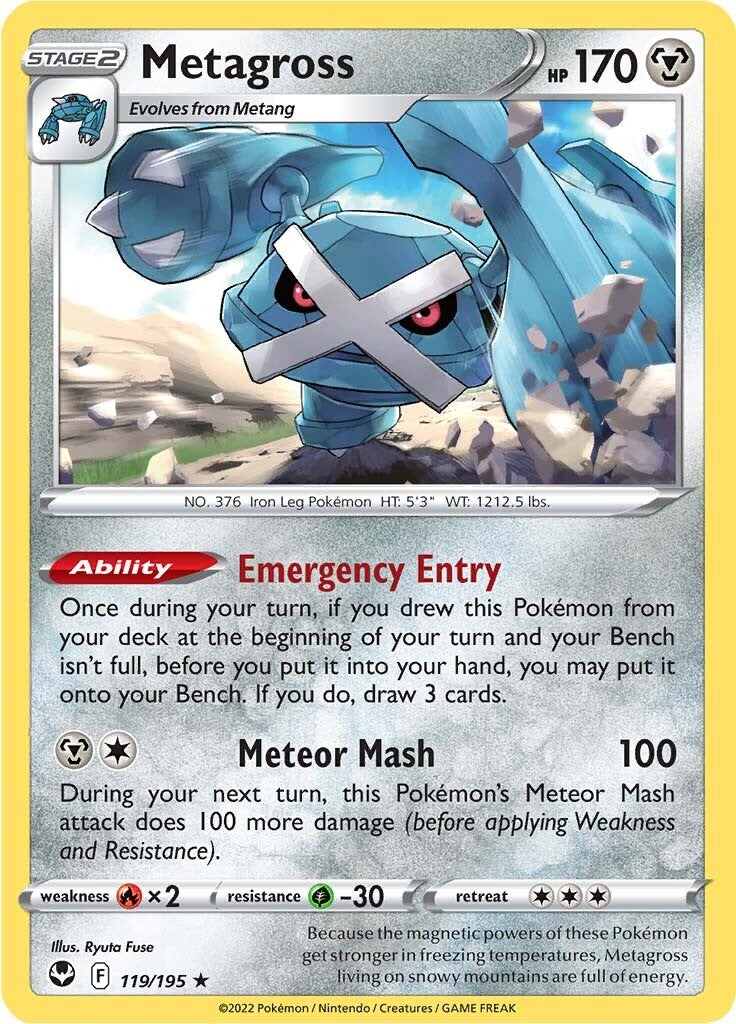 Metagross (119/195) [Sword & Shield: Silver Tempest] | Game Master's Emporium (The New GME)