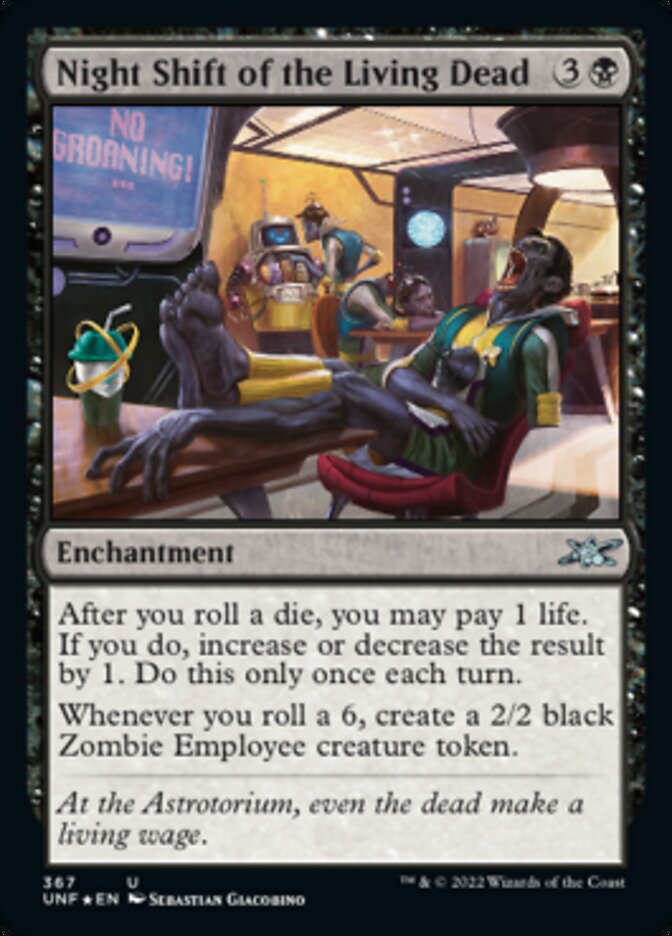 Night Shift of the Living Dead (Galaxy Foil) [Unfinity] | Game Master's Emporium (The New GME)