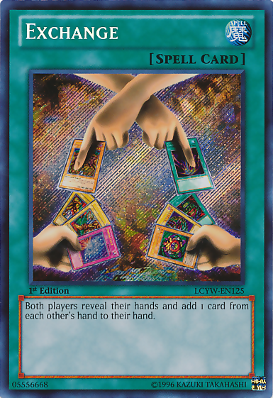 Exchange [LCYW-EN125] Secret Rare | Game Master's Emporium (The New GME)