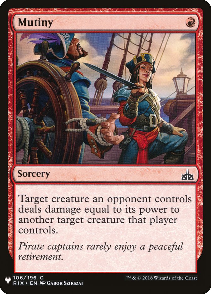 Mutiny [Mystery Booster] | Game Master's Emporium (The New GME)