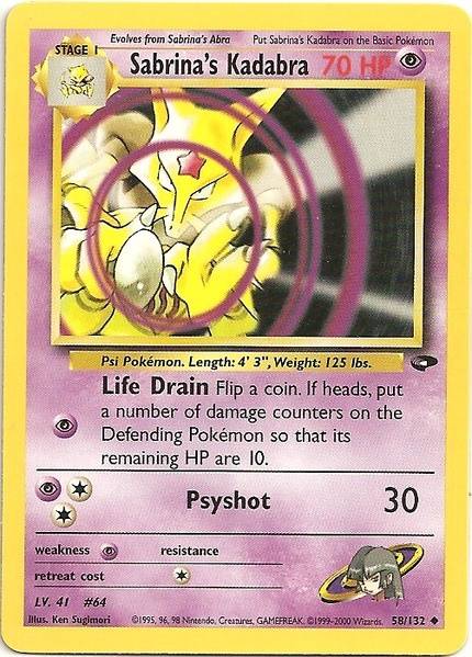 Sabrina's Kadabra (58/132) [Gym Challenge Unlimited] | Game Master's Emporium (The New GME)