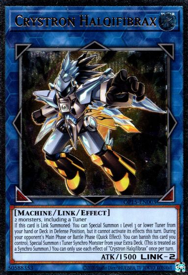 Crystron Halqifibrax [OP15-EN003] Ultimate Rare | Game Master's Emporium (The New GME)