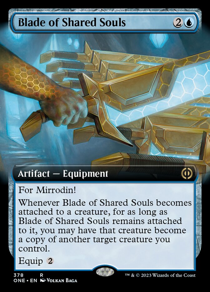 Blade of Shared Souls (Extended Art) [Phyrexia: All Will Be One] | Game Master's Emporium (The New GME)