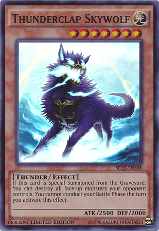 Thunderclap Skywolf [SECE-ENS08] Super Rare | Game Master's Emporium (The New GME)