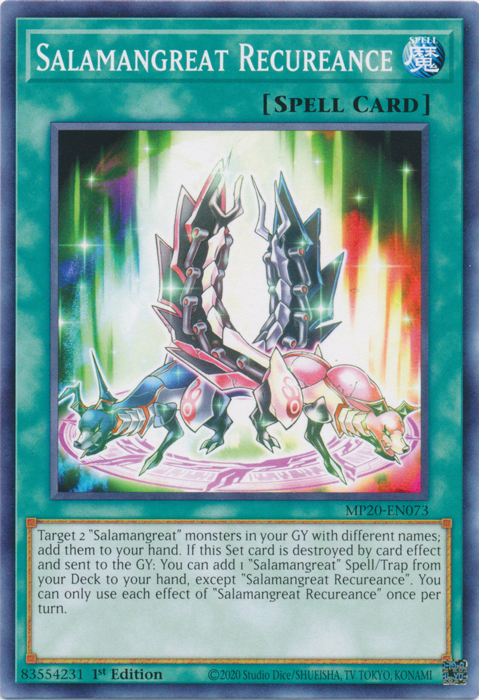 Salamangreat Recureance [MP20-EN073] Common | Game Master's Emporium (The New GME)
