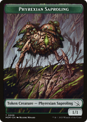 Monk // Phyrexian Saproling Double-Sided Token [March of the Machine Tokens] | Game Master's Emporium (The New GME)