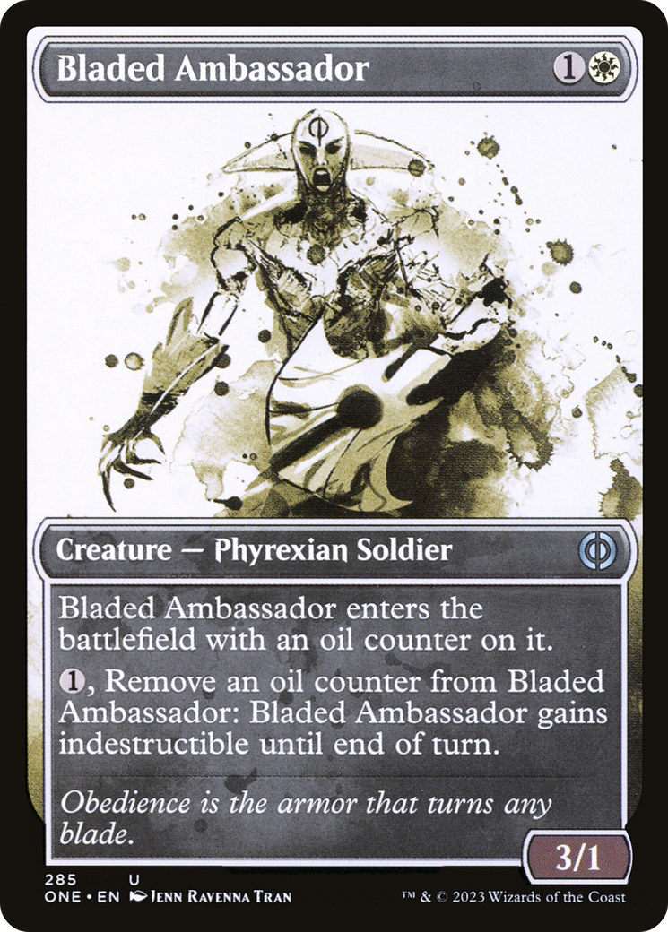 Bladed Ambassador (Showcase Ichor) [Phyrexia: All Will Be One] | Game Master's Emporium (The New GME)