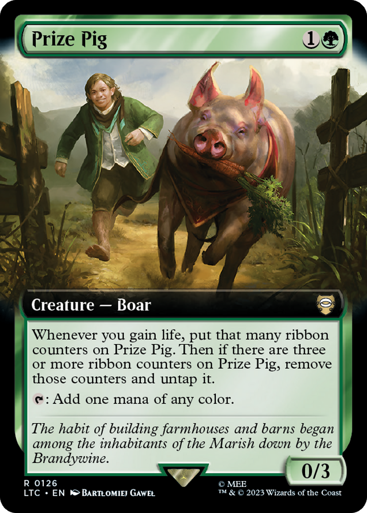 Prize Pig (Extended Art) [The Lord of the Rings: Tales of Middle-Earth Commander] | Game Master's Emporium (The New GME)