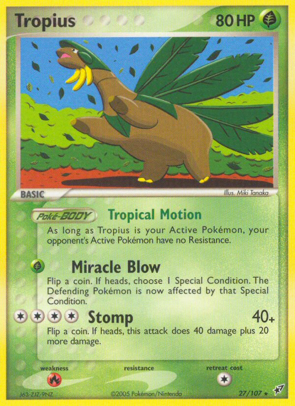 Tropius (27/107) [EX: Deoxys] | Game Master's Emporium (The New GME)