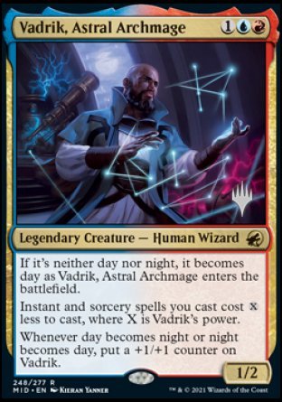 Vadrik, Astral Archmage (Promo Pack) [Innistrad: Midnight Hunt Promos] | Game Master's Emporium (The New GME)