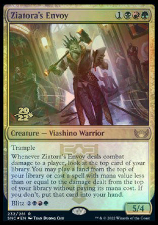Ziatora's Envoy [Streets of New Capenna Prerelease Promos] | Game Master's Emporium (The New GME)