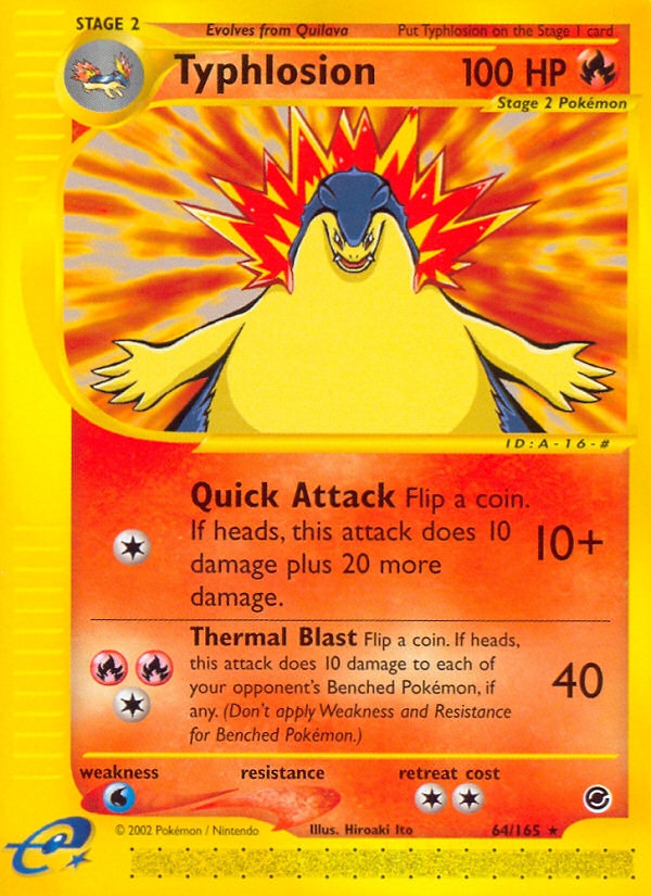 Typhlosion (64/165) [Expedition: Base Set] | Game Master's Emporium (The New GME)