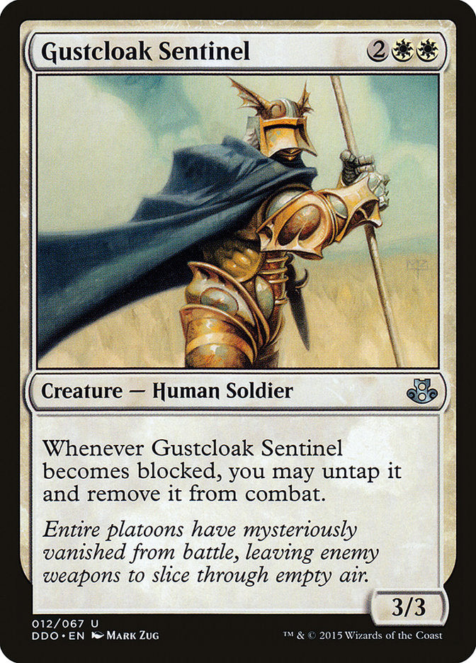 Gustcloak Sentinel [Duel Decks: Elspeth vs. Kiora] | Game Master's Emporium (The New GME)