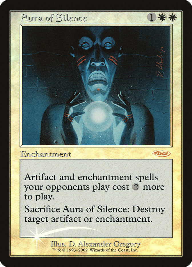 Aura of Silence [Friday Night Magic 2002] | Game Master's Emporium (The New GME)