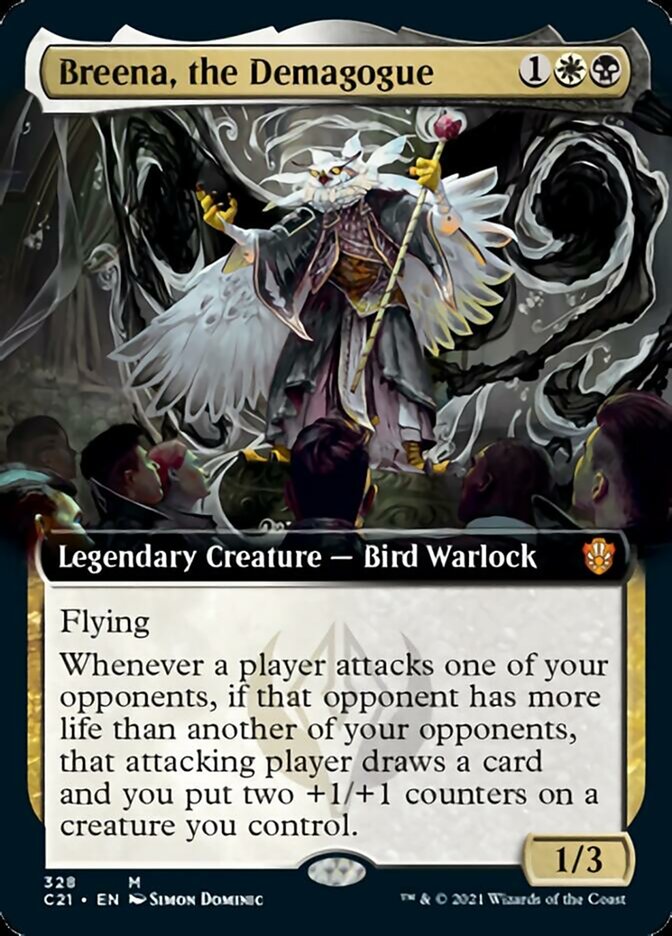 Breena, the Demagogue (Extended Art) [Commander 2021] | Game Master's Emporium (The New GME)