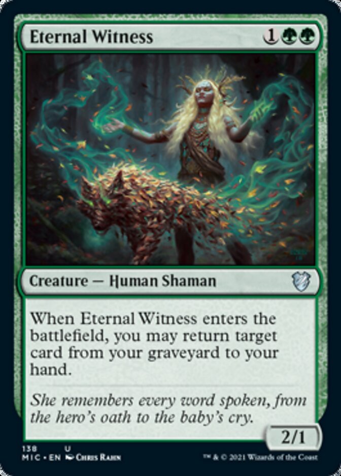 Eternal Witness [Innistrad: Midnight Hunt Commander] | Game Master's Emporium (The New GME)
