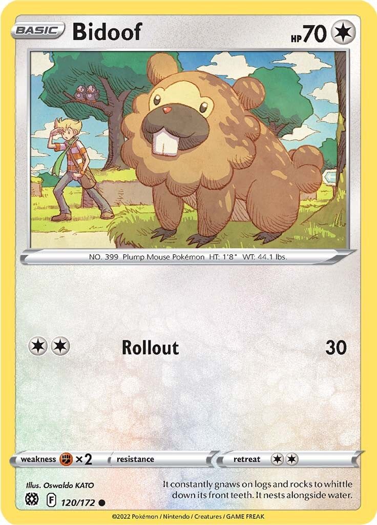 Bidoof (120/172) [Sword & Shield: Brilliant Stars] | Game Master's Emporium (The New GME)