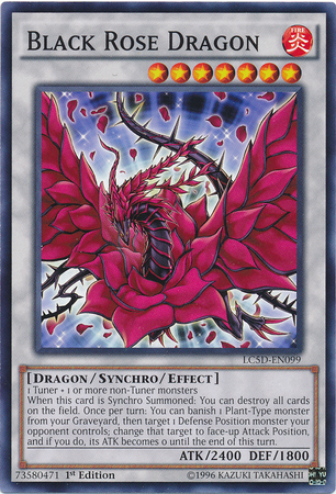 Black Rose Dragon [LC5D-EN099] Common | Game Master's Emporium (The New GME)