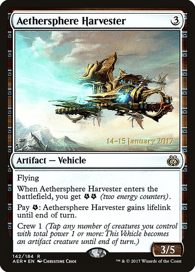 Aethersphere Harvester [Aether Revolt Prerelease Promos] | Game Master's Emporium (The New GME)