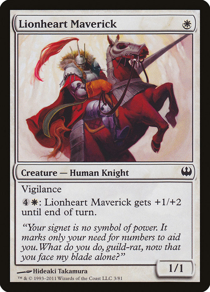 Lionheart Maverick [Duel Decks: Knights vs. Dragons] | Game Master's Emporium (The New GME)