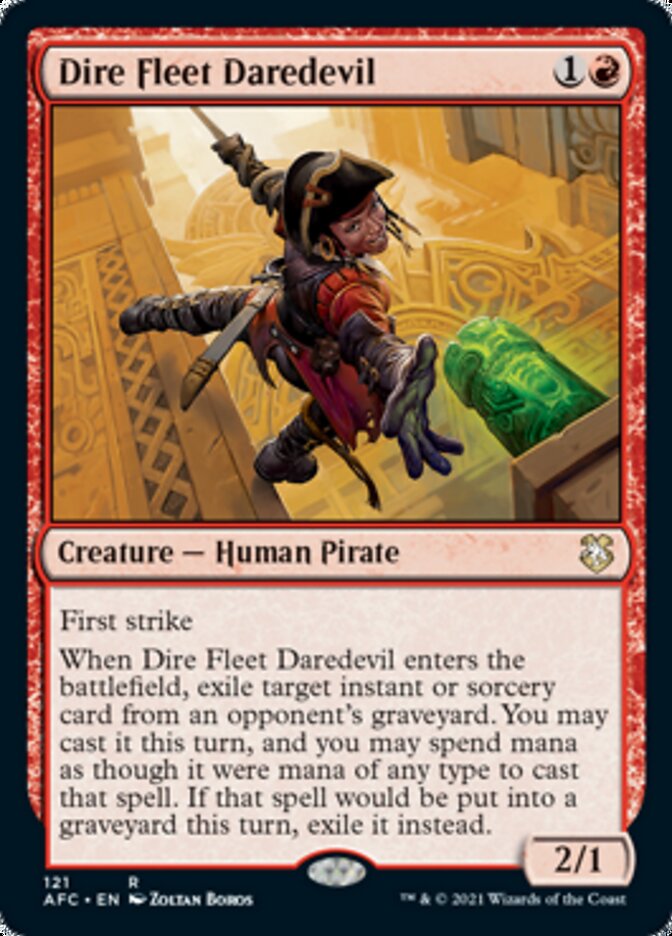 Dire Fleet Daredevil [Dungeons & Dragons: Adventures in the Forgotten Realms Commander] | Game Master's Emporium (The New GME)