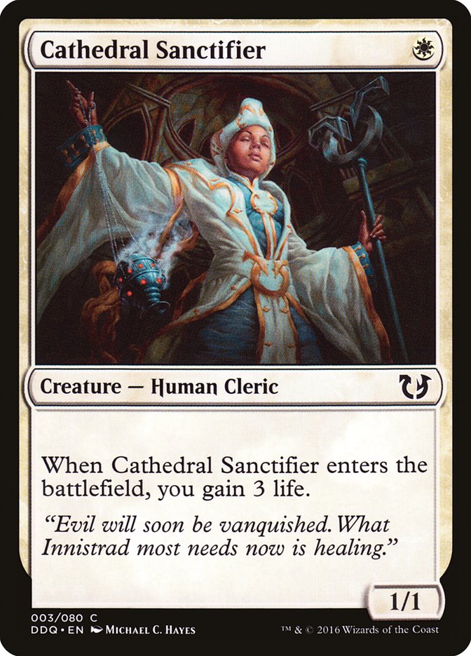 Cathedral Sanctifier [Duel Decks: Blessed vs. Cursed] | Game Master's Emporium (The New GME)