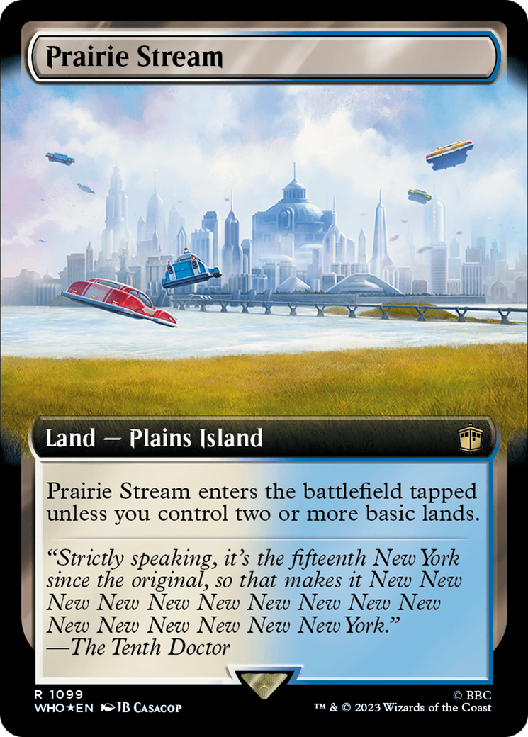 Prairie Stream (Extended Art) (Surge Foil) [Doctor Who] | Game Master's Emporium (The New GME)