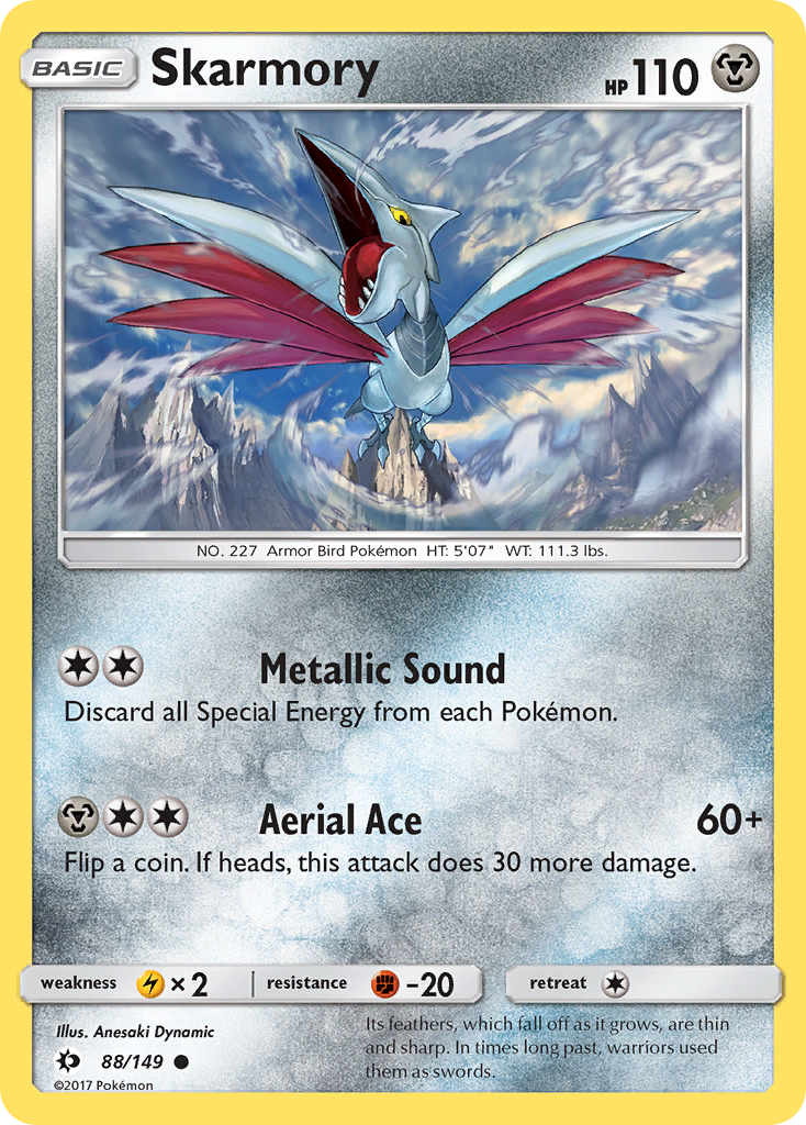 Skarmory (88/149) [Sun & Moon: Base Set] | Game Master's Emporium (The New GME)