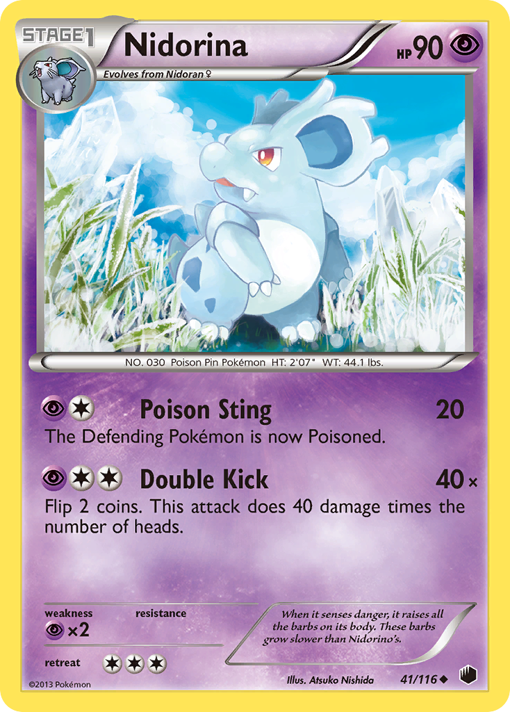 Nidorina (41/116) [Black & White: Plasma Freeze] | Game Master's Emporium (The New GME)