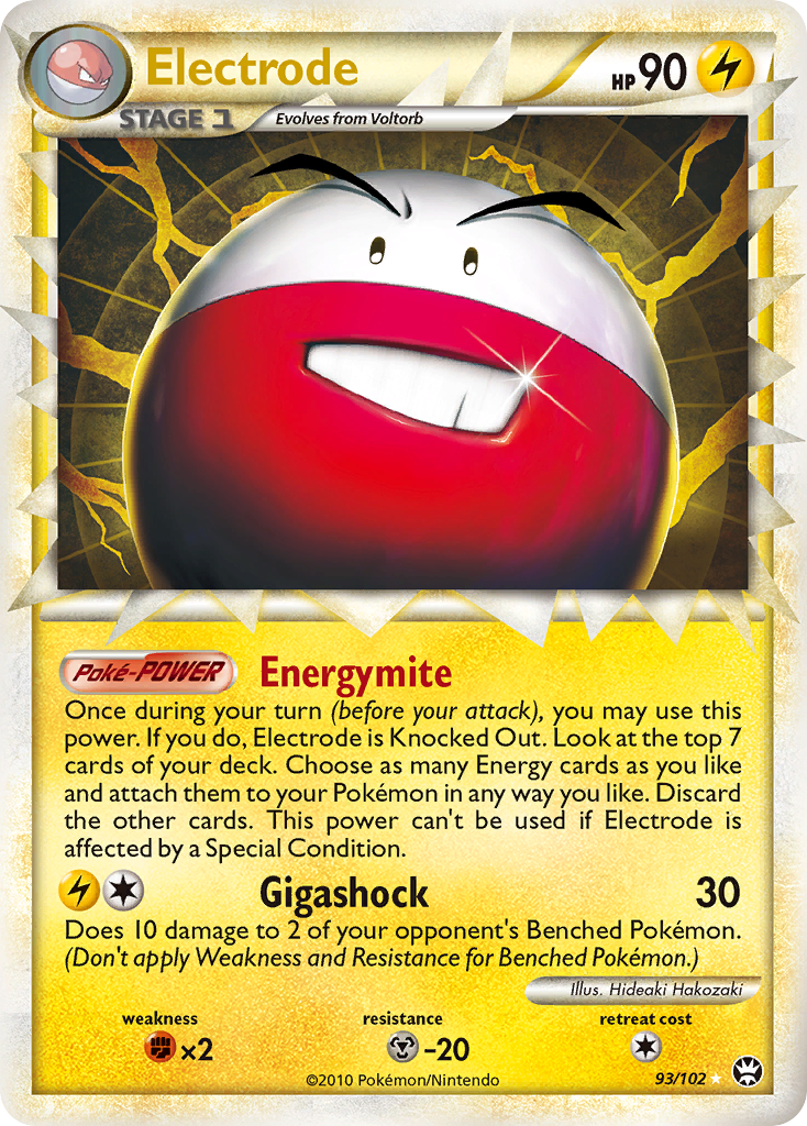 Electrode (93/102) [HeartGold & SoulSilver: Triumphant] | Game Master's Emporium (The New GME)